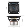 AIYIMA 2Pcs 1.75 Inch Neodymium Full Range Speaker 4 Ohm 15W Home Theater Loudspeaker DIY Wireless Bluetooth Mini Speaker 4
