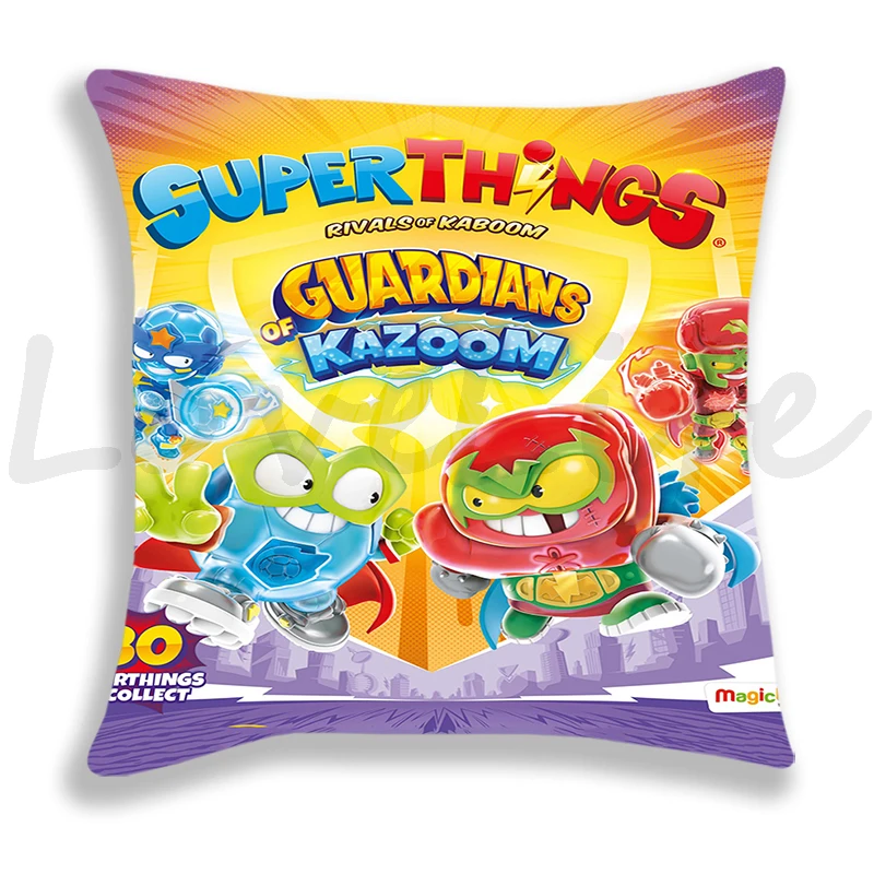 Superzings Series 9 Pillow Case Single Sides Pillowcase Home Decorative Super Zings Pillow Covers Sofa Cushion Cover for Kids