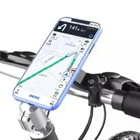 Motorcycle Bike Bicycle Phone Holder Bicycle Handlebar Shockproof Navigation Phone Bracket For Xiaomi iPhone Samsung Phone Stand - Image 5
