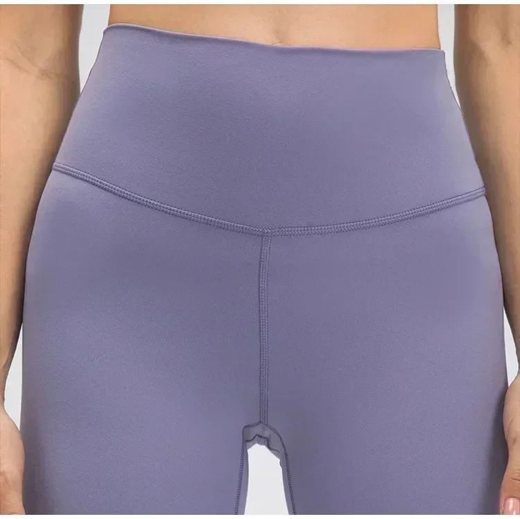 Align Women Sports Leggings High Waist Lift Hips Elastic Yoga Skinny Pants Comfortable Gym Fitness Push-ups Trousers