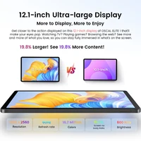 2024 OSCAL ELITE 1 Tablet Android 14 Blackview 12.1 inch 2.5K Display MTK Helio G99 8GB 256GB 8800mAh Battery 33W Fast Charging 2