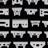 21 Types High Quality 2-Hole Stagger-Tooth Ceramic Movable Blade Cordless Clipper Replaceable Blade For Shear Clipper 1