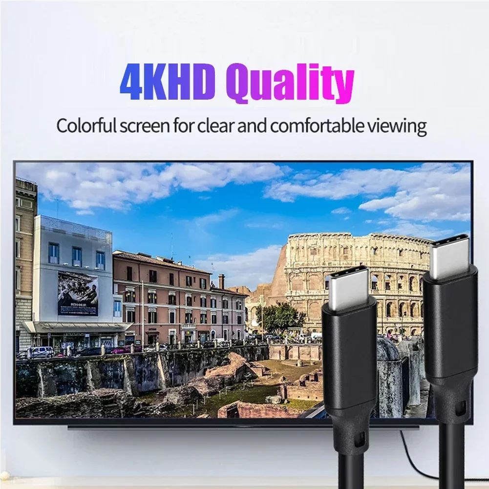 Ultra-Durable Type C to Type C 100W Fast Charge Data Cable – Multiple Length Options
