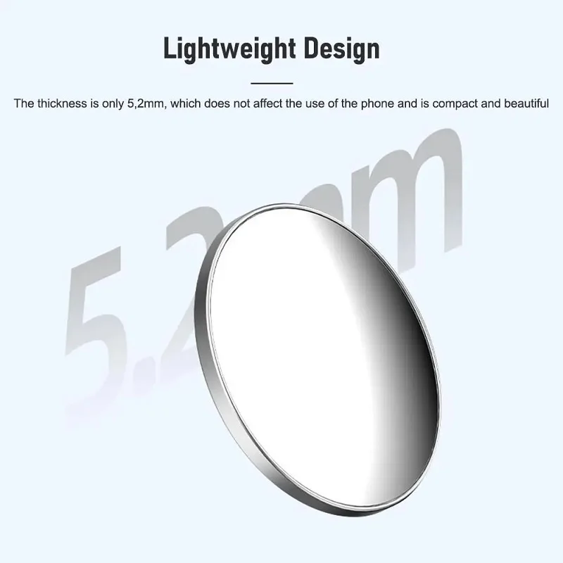 For Magsafe Cellphone Rear Camera Filter High Definition Magnetic Suction Selfie Mirror Reflective Selfie Phone Reference Mirror