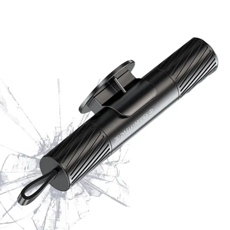 

Car Glass Breaker Tool Automotive Escape Tools Safe Mini Hammer Glass Breaker Seatbelt Cutter Aluminum Alloy Anti-scratch