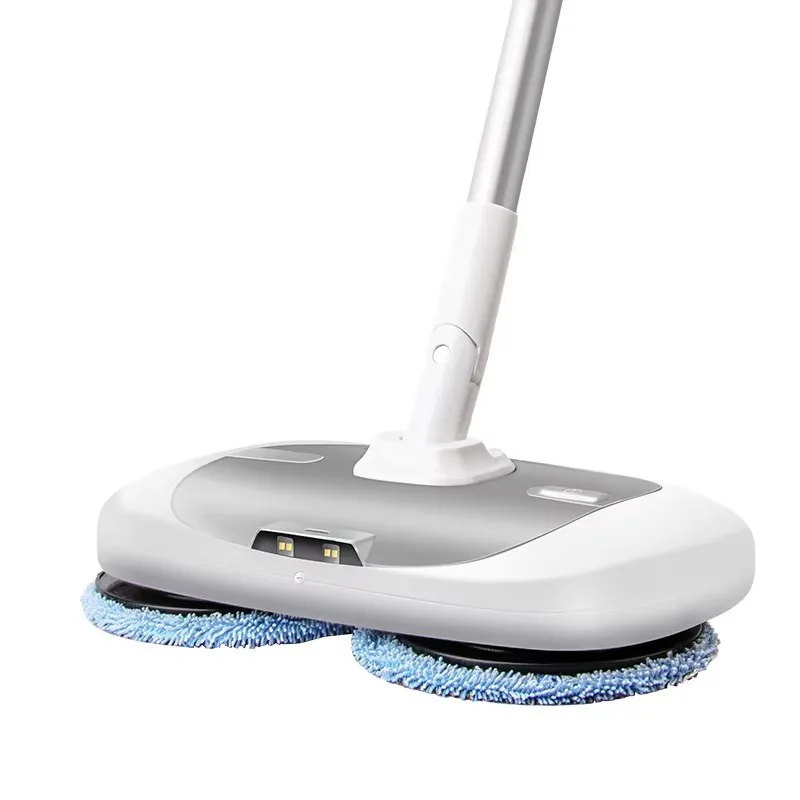 

Dual Pads Wet and Dry Portable Cordless Electric Mop for Home Household Cleaning Microfibre Fabric Sustainable 60mins