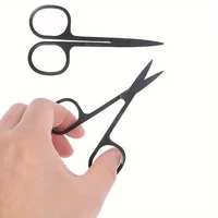 1/2/3Pcs Stainless Steel Beauty Scissors, Eyebrow Nose Eyelash Cuticle Trimmer, Sharp Grooming Tool for Personal Care Epilation 1