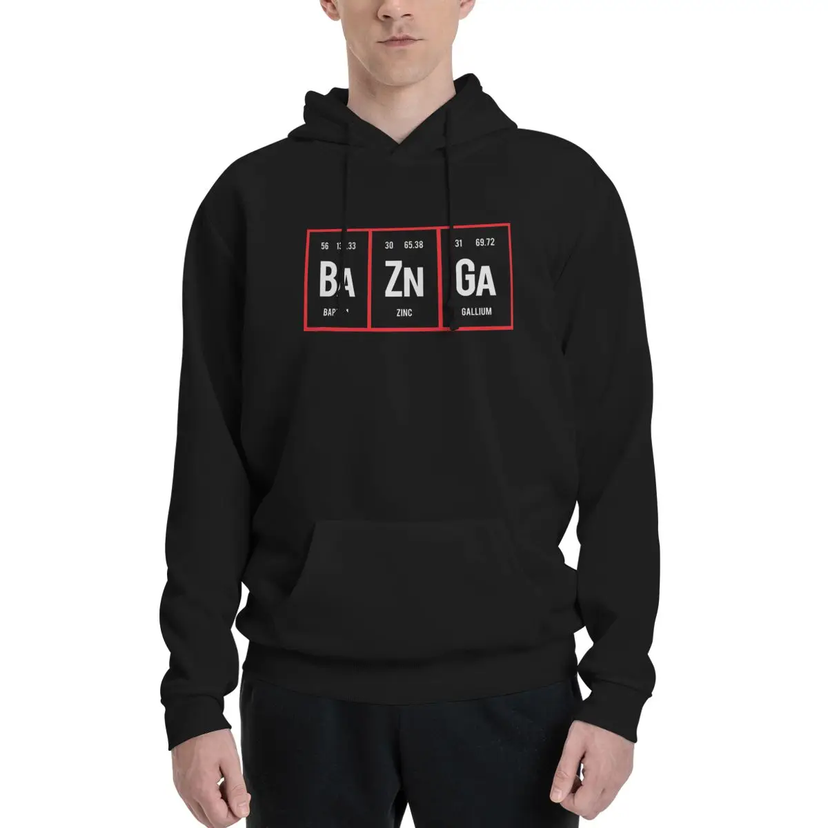 

Couples Plus Velvet Hooded Sweater Bazinga Chemistry 4 Funny Graphic Kawaii Hooded rope pullover High quality Home