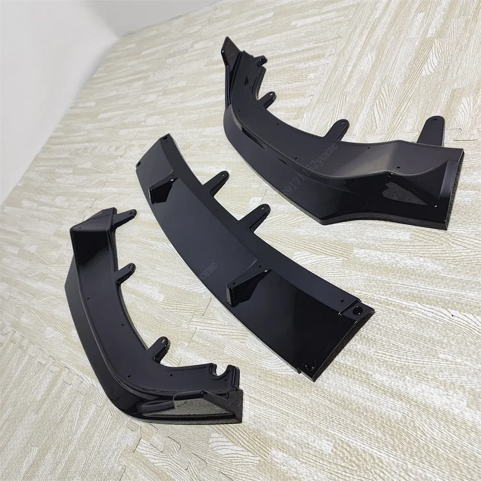 REAL CARBON Front Bumper Lip Spoiler For BMW 8 Series G14 G15 G16 M850i