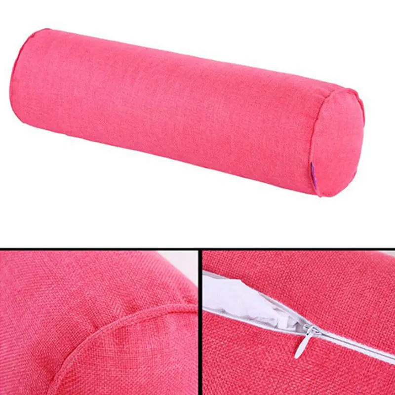 Cotton Linen Cylindrical Pillow Case Image 11
