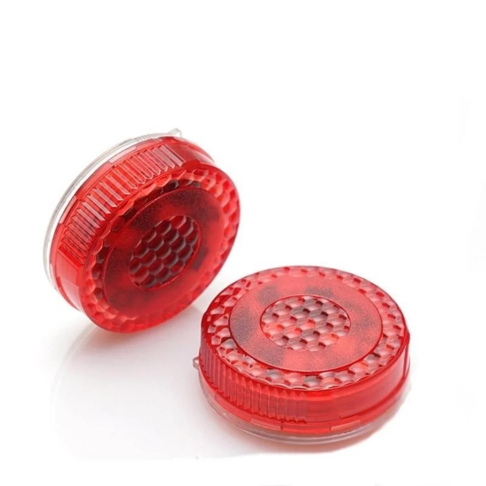 Car Door Light 2PCS Warning Light Anti Collision Flash Red Wireless Alarm Lamp Strobe Turn Signal Parking