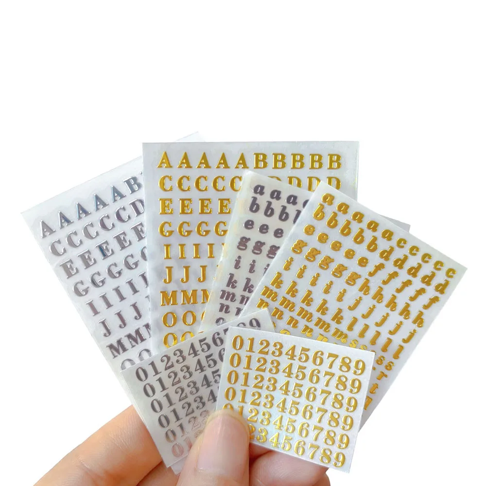 Letter And Number Stickers