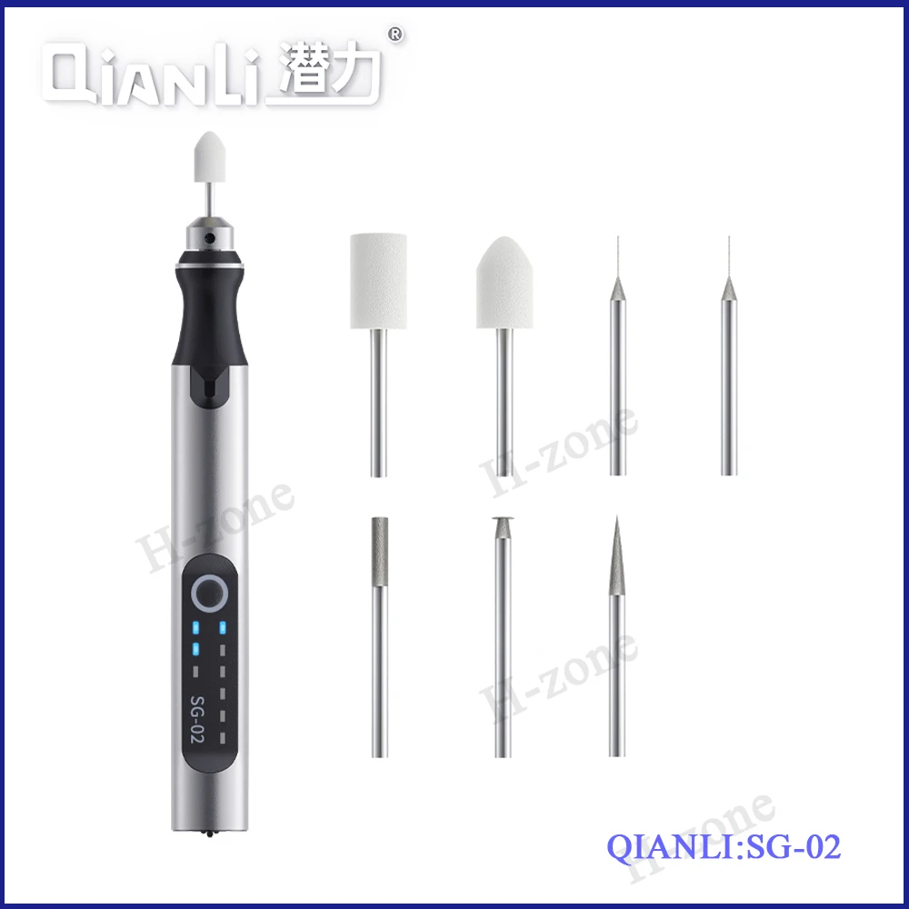 

Qianli Smart Electric Polishing Pen Wireless Grinding, Drilling, Engraving, Demolition, Surface Polishing Repair Tool SG-02