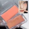 Coral Orange Blush Makeup Palette 5 Color Moist Creamy Texture Pink Rouge Lasting Natural Cheek Tint Waterproof Blusher Cosmetic 4