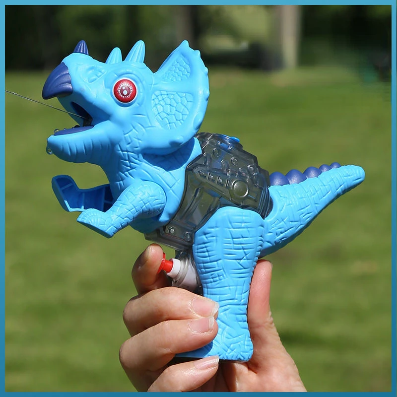

3D Dinosaur Water Gun Summer Toy For Kids Boys Girls Cute Cartoon Tyrannosaurus Press Water Spray Gun Outdoor Beach Garden Bath