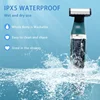 VGR Pubic Hair Trimmer Shaver for Men Body Groomer for Groin & Balls Replaceable Blade Electric Razor IPX5 Waterproof Epilator 4