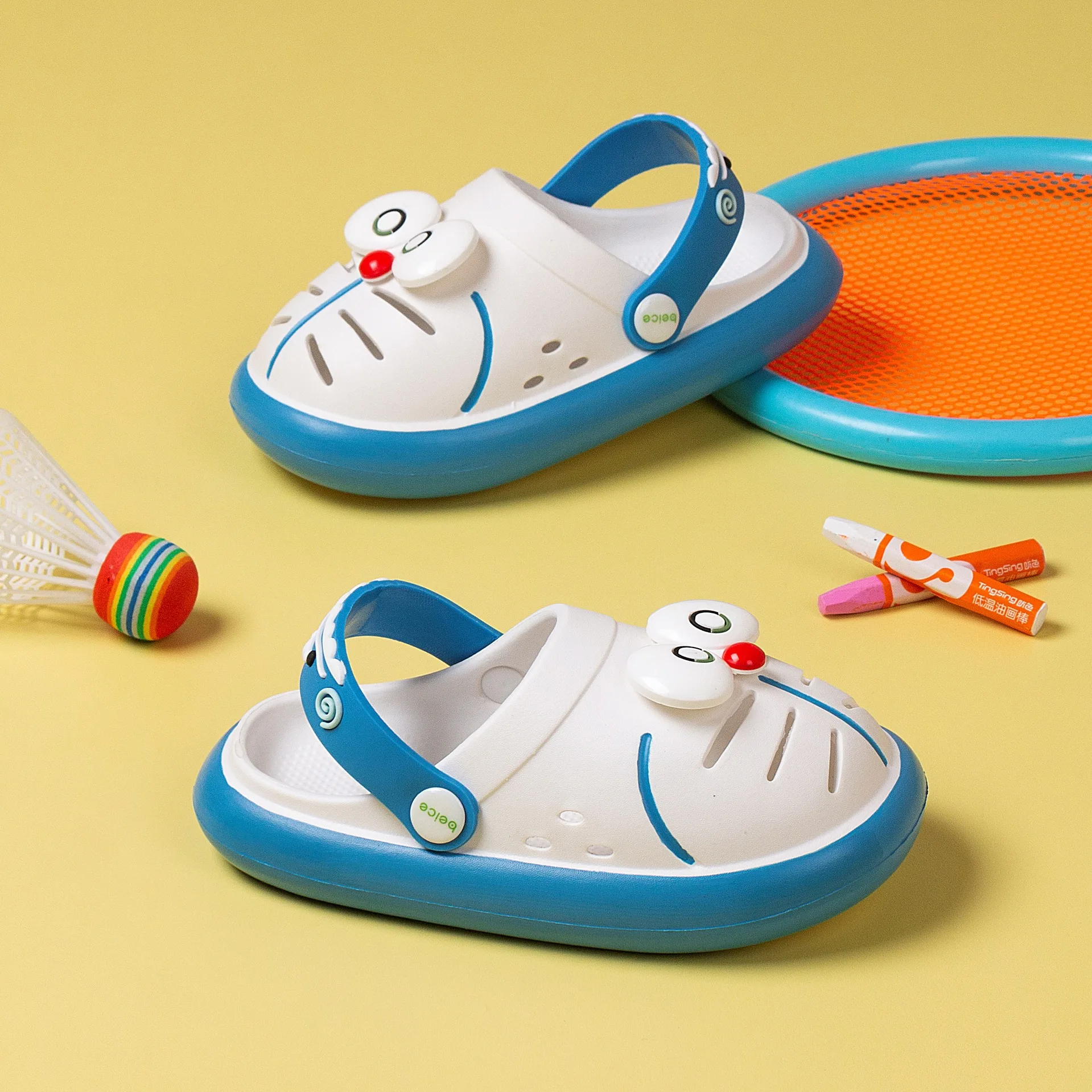 

Children's slippers garden shoes children's beach shoes non-slip soft sole shoes