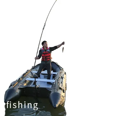 Rowing 3.3m Durable Speed High Density Rubber Fishing Boat Yacht for Sale Rowing Aluminum Bottom