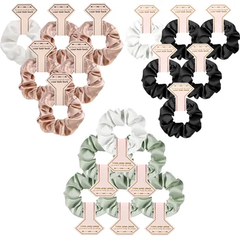 6 pezzi elastici per capelli da damigella d'onore scrunchies addio al nubilato addio al nubilato decorazione bomboniera da sposa regalo damigella d'onore in raso souvenir per ospiti di nozze