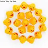 12pcs Cute Mini Yellow Rubber Float Squeaky Sound Duck Bath Toy Baby Bathroom Water Pool Funny Toys For Girls Boys Gifts 4