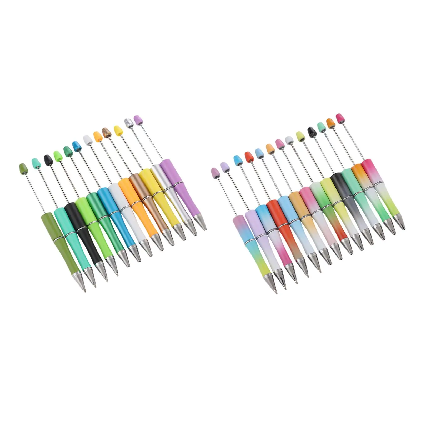 

Assorted Bead Pens Creative Ball Pen Art Drawing Portable Ballpoint Pen Beadable Pens for Writing Gift Taking Notes Drawing Exam