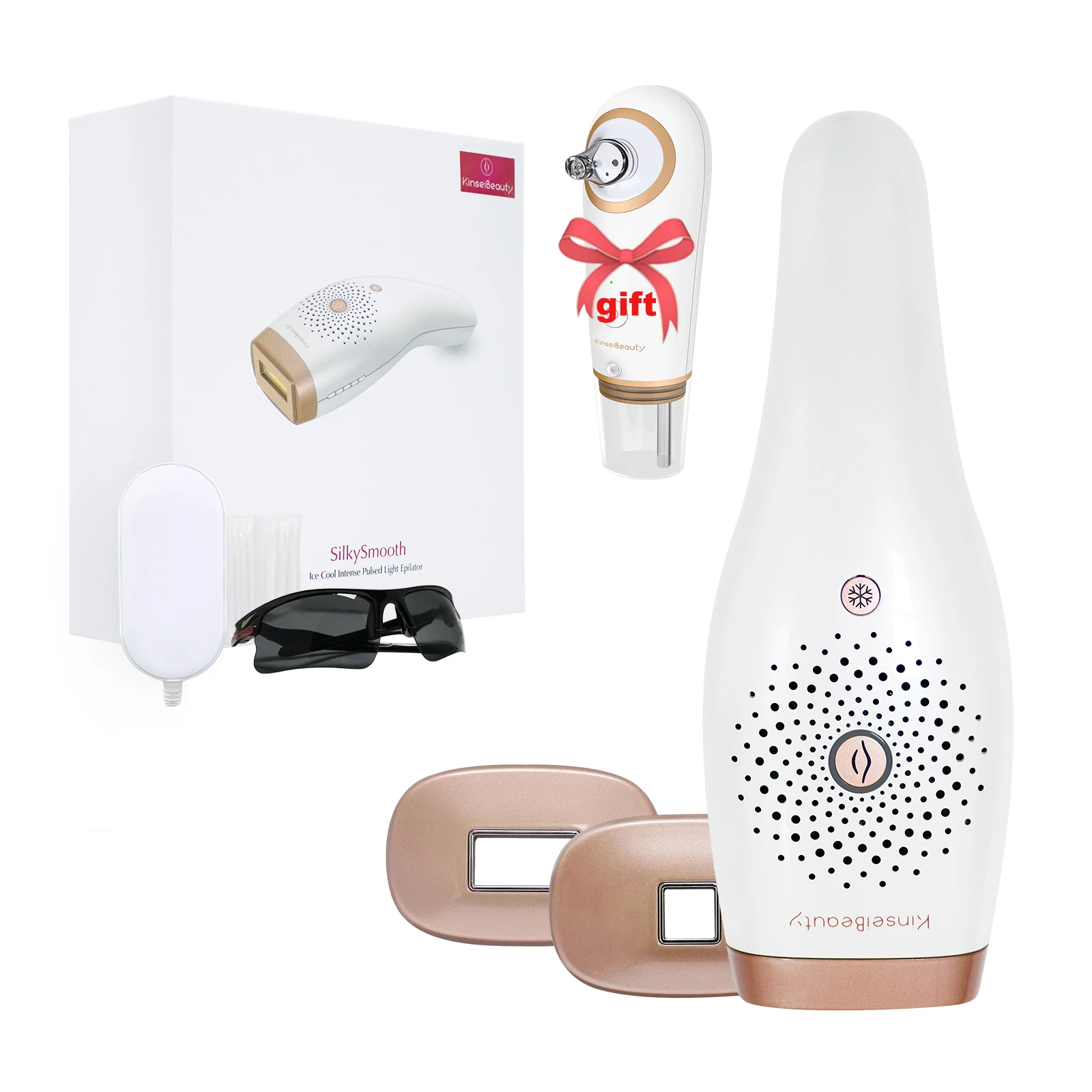 Kinseibeauty المنزل نقطة الجليد جهاز إزالة الشعر ،...