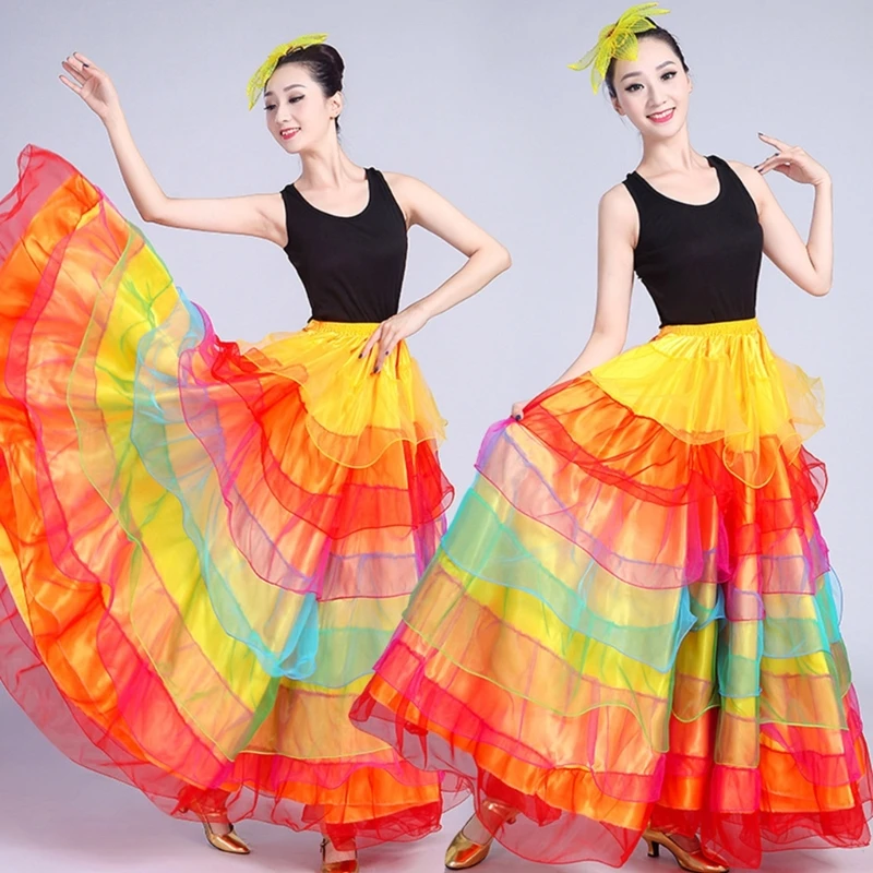 

Женская длинная юбка-пачка для танца живота