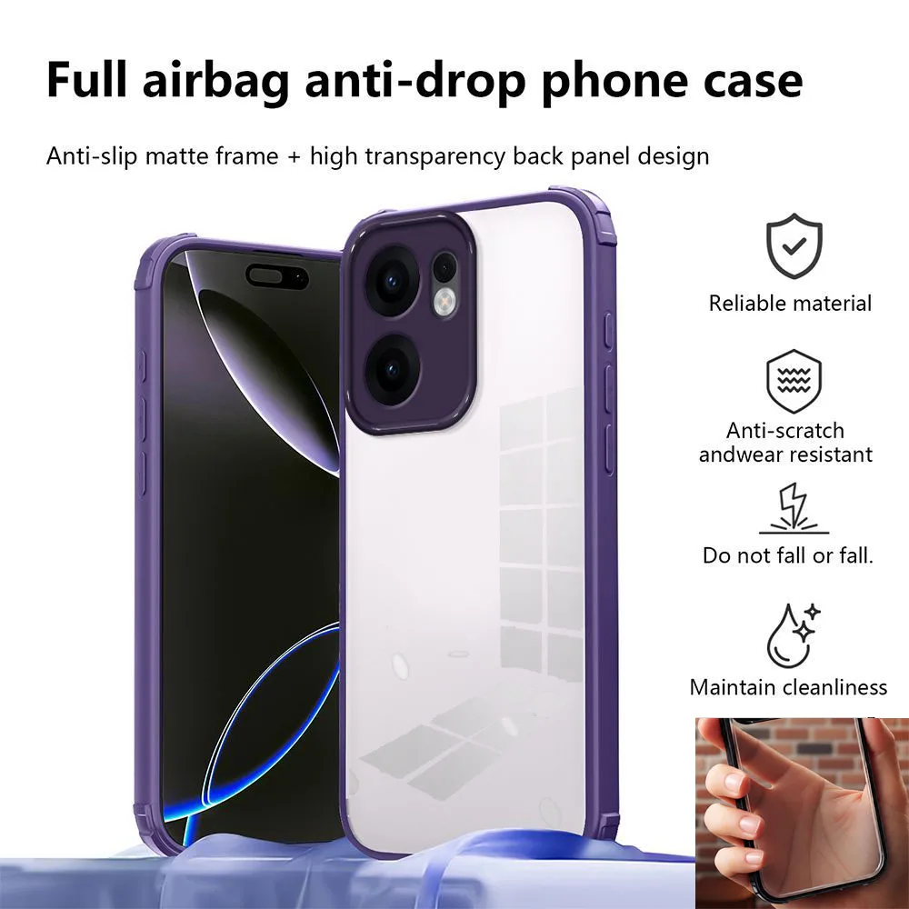 Anti-Drop Shockproof Hard Acrylic Back Phone Case