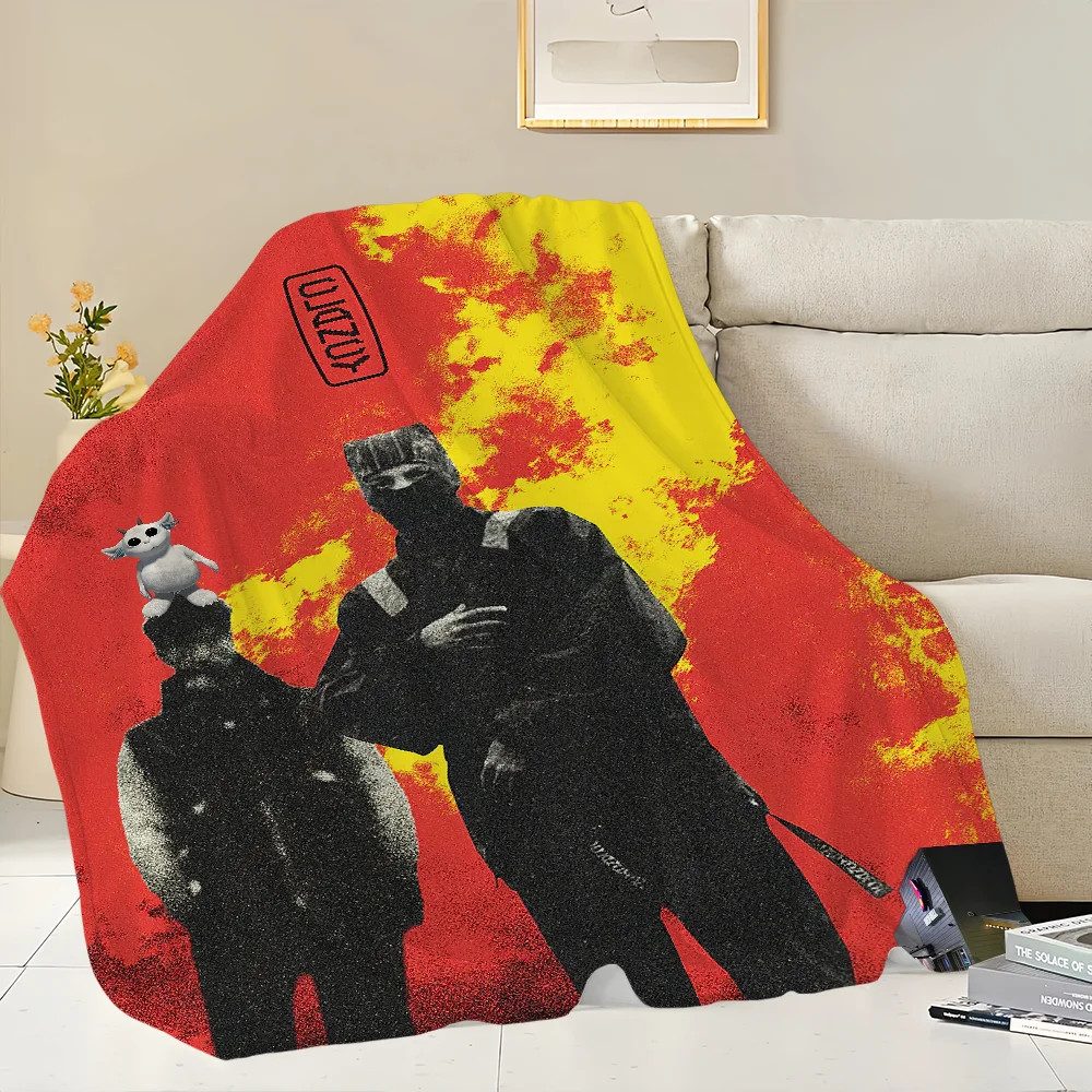 T-Twenty One P-Pilots Band Blanket Comfortable skin friendly sofa living room bed bedroom blanket suitable for travel and gifts 4