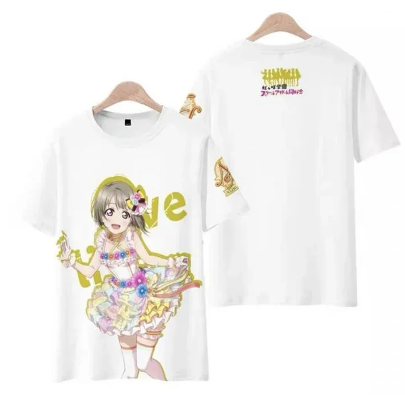 Animate live love! Nijigasaki High School Idol Club 3d Men's Shirt T-Shirts T-Shirts T-Shirts T-Shirts