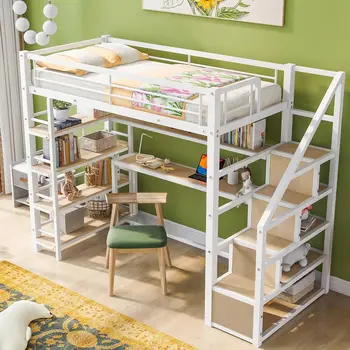 Loft Bed Desk Combo 1