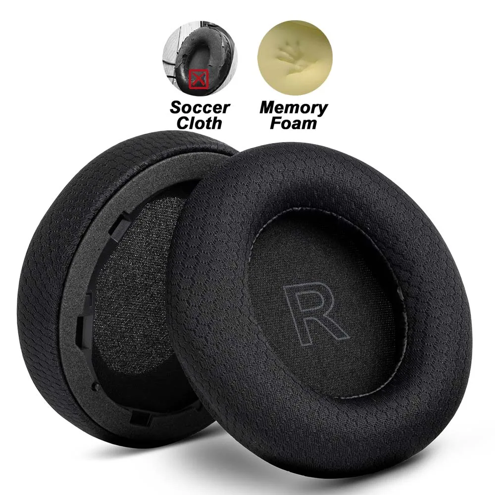 Premium Pink Replacement Earphone Pads with Mesh Memory Foam and Protein Sponge