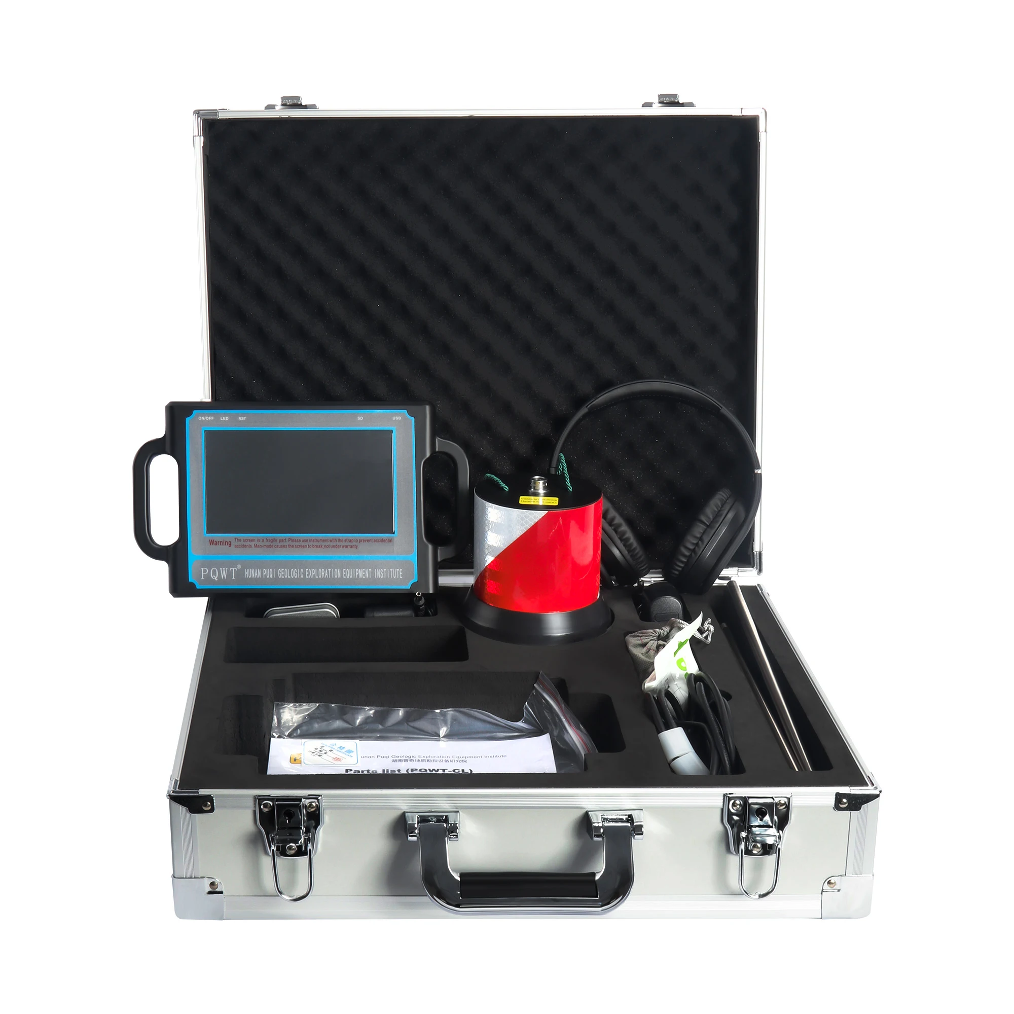 

PQWT CL200 Plumbing Diagnostic Inspection Machine Concealed Underground Pipe Water Leak Detector Repair