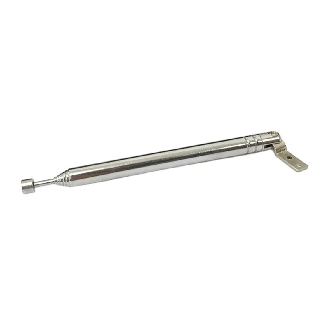 

2pcs 401mm Long 7 Section Telescopic Antenna Replacement For Fm Am Radio Aerial Right Angle Sheet Iron Mounted