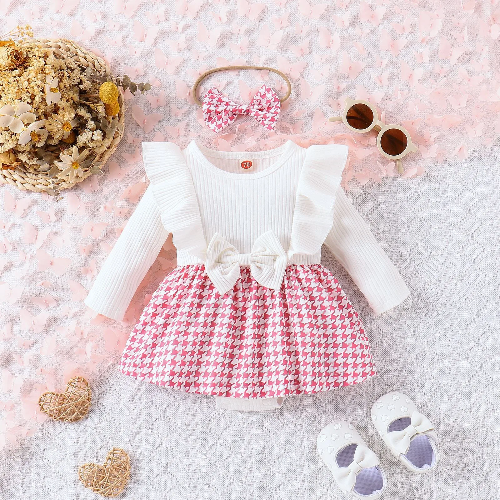 

Preemie Outfits Girl Infant Toddler Boys Girls Long Sleeve Print Romper Jumpsuit Newborn Fall Bodysuits Clothes