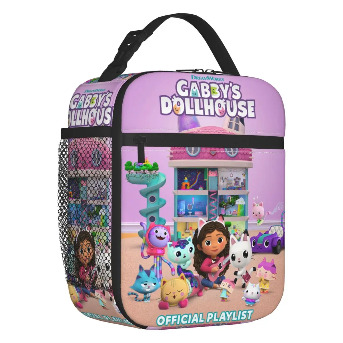 GabbysDollhouseInsulatedLunchBagsforSchoolOfficePandyPaws