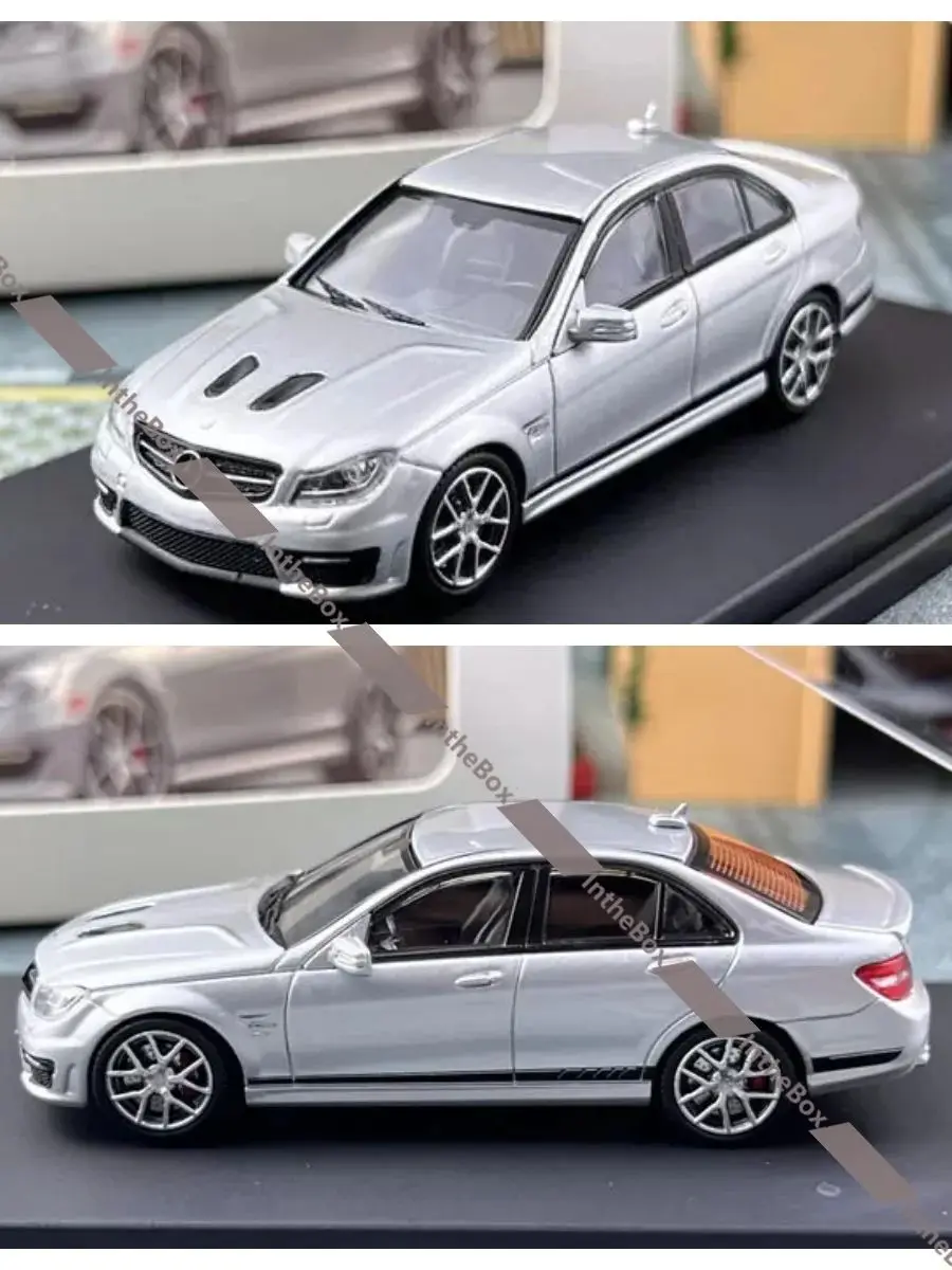 King Model 1/64 MB C63 W204 507 Diecast Model Car Collection Limited Edition Hobby Toys 2