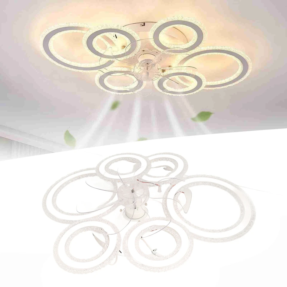 Nordic Style Ceiling Fan Light with Remote Control