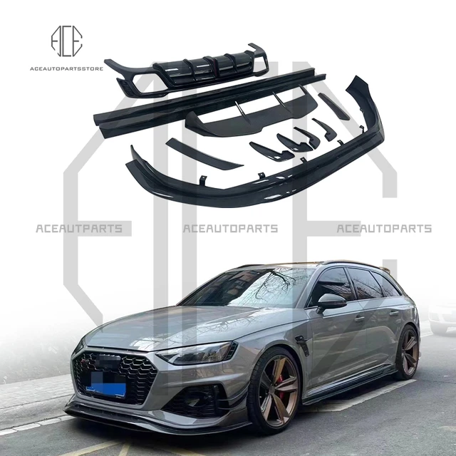 Car Accessories for Audi A4 B9 2021 Upgrade to RS4 Bodykits Included Front  and Rear Bumper Assembly with Grille, Rear Diffuser with Exhaust Pipe -  China Car Accessories, Body Kit