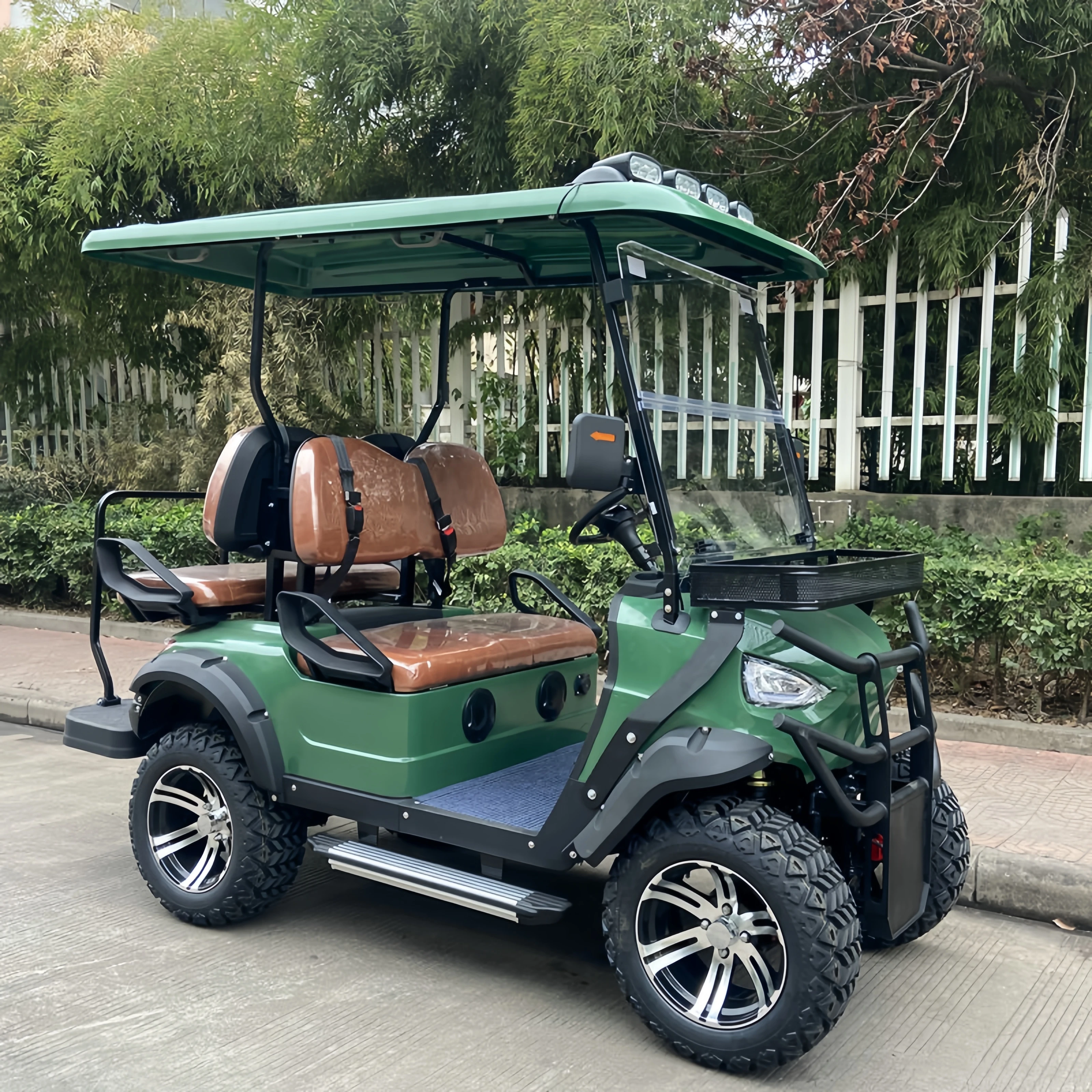 Affordable club 2 seater chinese electric golf cart car for sale 48V lithium comfortable 2 seats electric golf carts