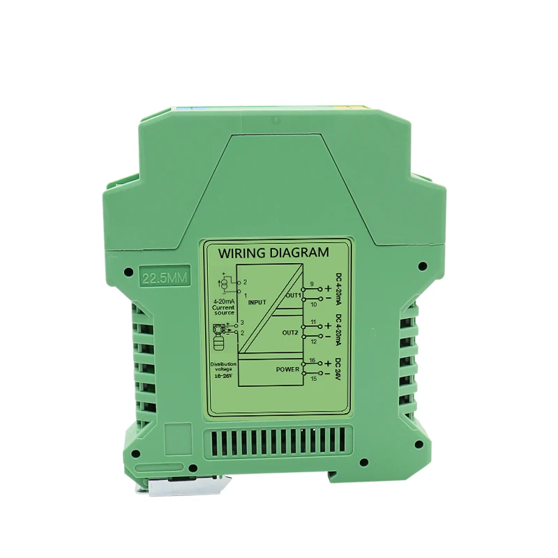 Enhanced Signal Converter and Isolator with Din Rail Mounting for Voltage and Current Adjustment