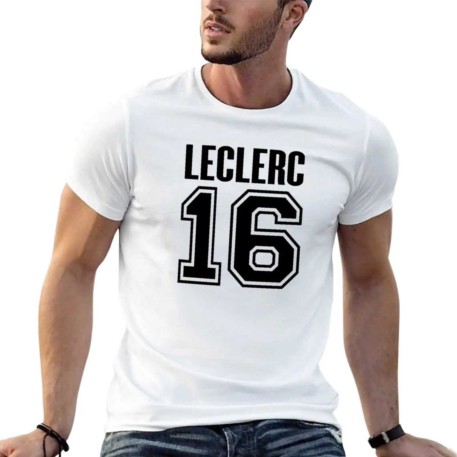 

Leclerc #16 T-Shirt vintage clothes sports fans men graphic t shirts