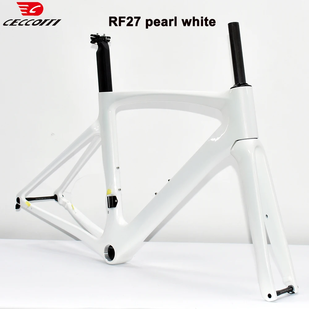 DIY Color Disc Brake Carbon Bicycle Frameset And Full Hidden Cable Ruting Road Bike Frame