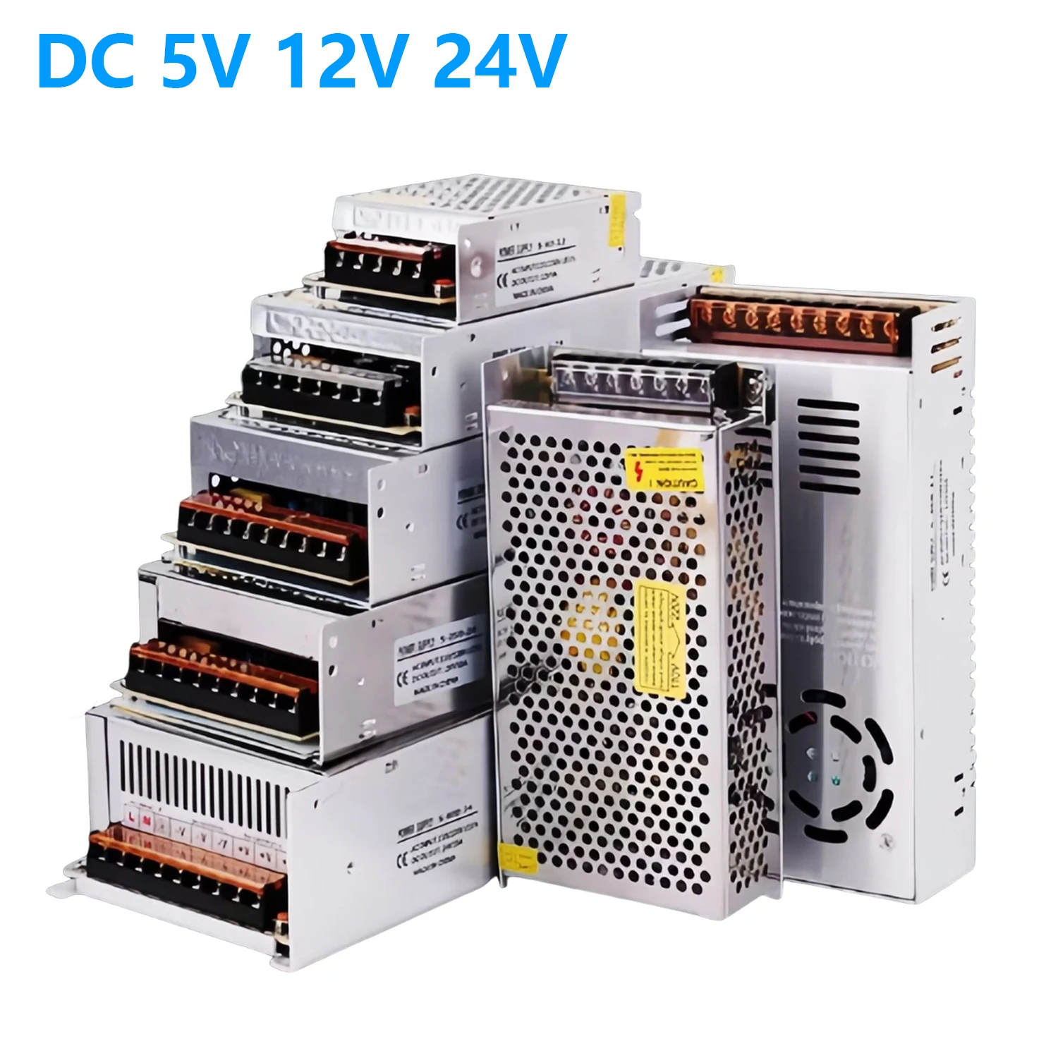 แหล่งจ่ายไฟแบบสวิตชิ่ง DC 220V 110V เป็น 12V 5V 24V  5A 6A 8A 10A 12A 15A 20A 25A 30A หม้อแปลงไฟฟ้าสำหรับไฟ LED Strip 1