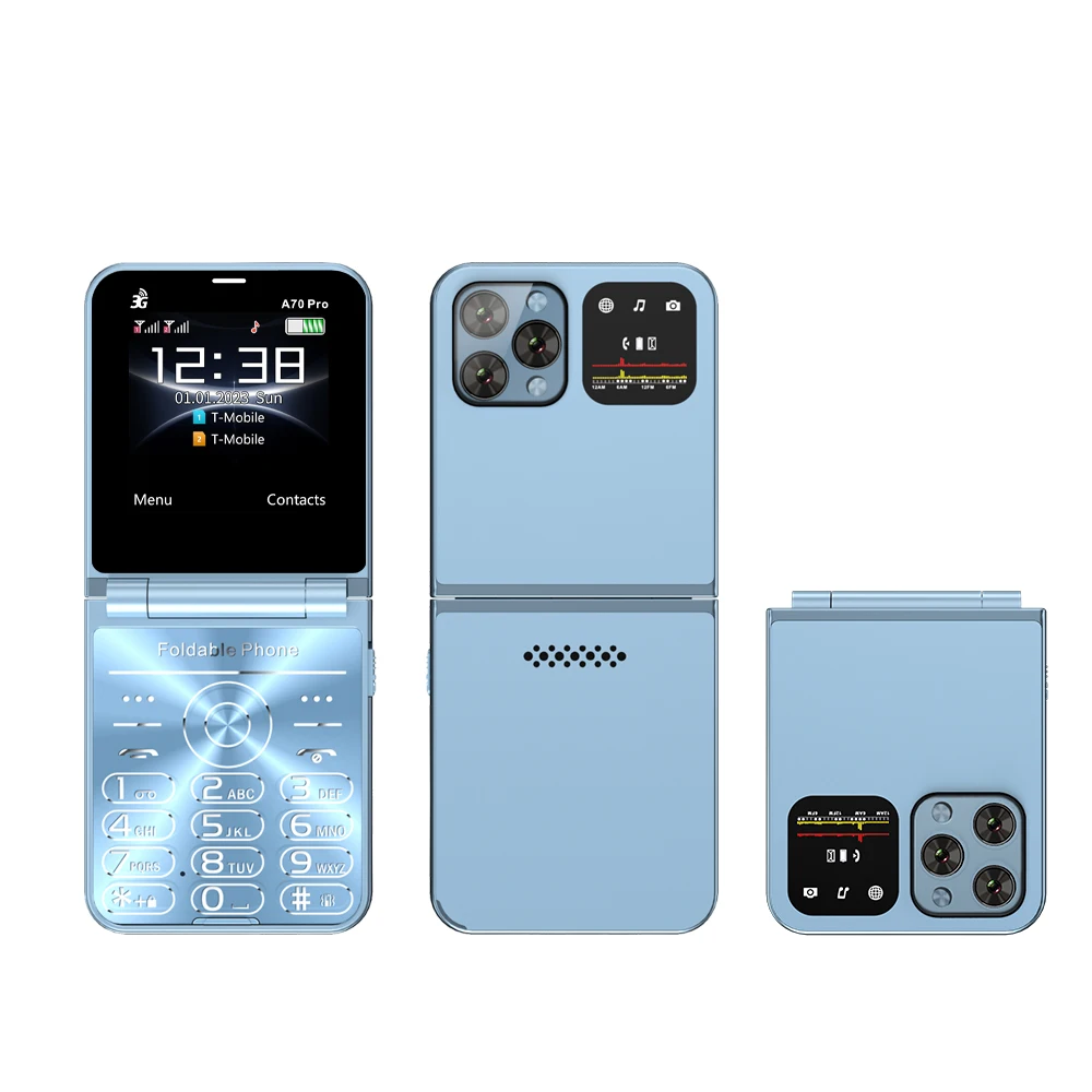 سيرفو A70 برو هاتف محمول قابل للطي 3G WCDMA سرعة ا...