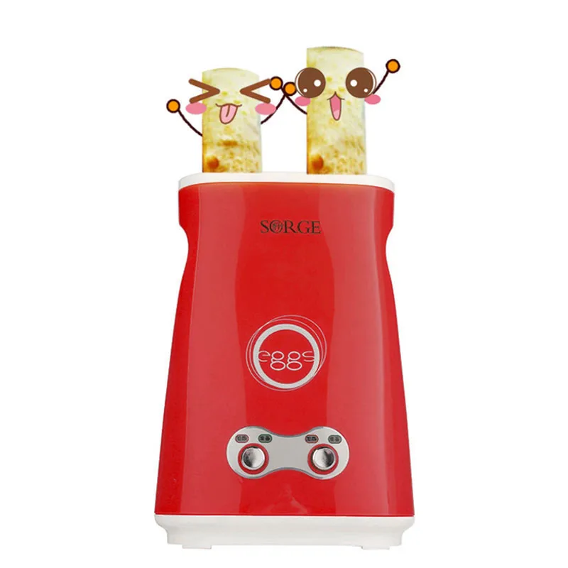 220V Electric Automatic Omelette Dual Egg Roll Maker Double Switch Boil Cooking Eggs cup Sausage Machine Cooker Breakfast Maker 1