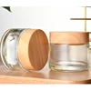 1PC Round Glass Jars with Leakproof lids Empty Glass Sample Jars for Makeup Face Cream Eye Cream Lip Balm DIY Tool 45BE 2