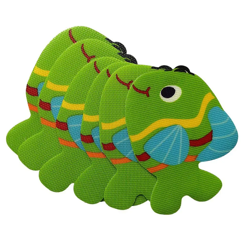 Bath Tub Non Slip Safety Treads Sticker 5pcs Bathroom Applique Bathroom Non Slip Sticker Mat
