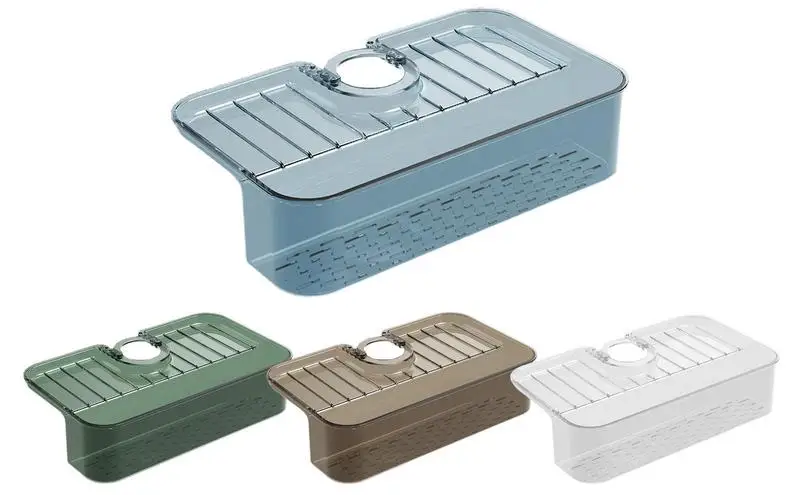 

Sink Caddy Sponge Holder Sink Brush Holder Storage Organizer Faucet Rack kitchen accessories Faucet Rack for Bathroom Kitchen