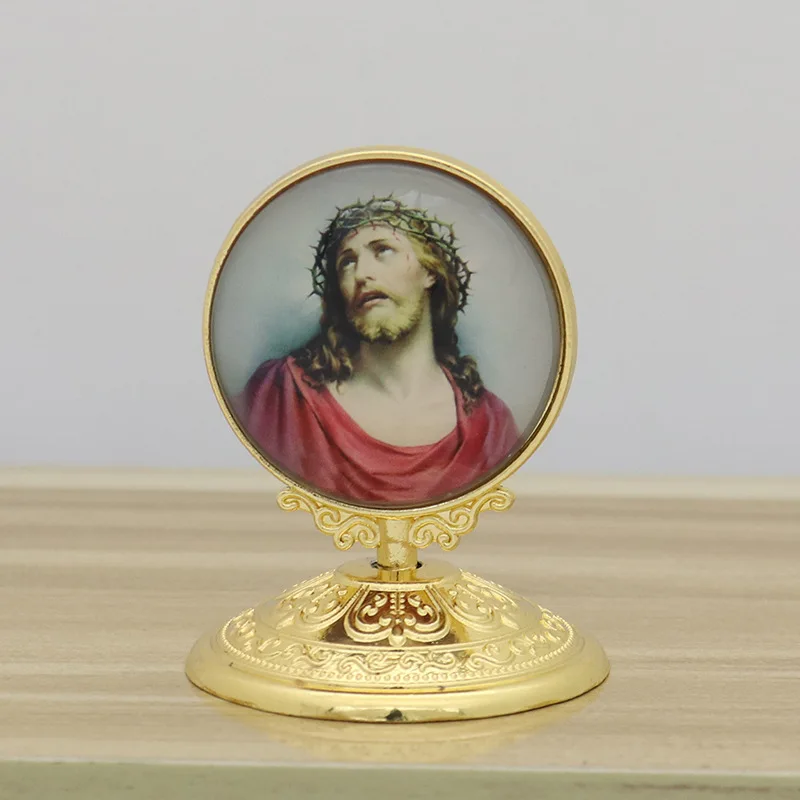 Christian Statue Catholic Christ Angel Jesus Virgin Mary Icon Holy Statue Home Car Desktop Decoration